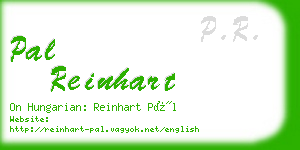 pal reinhart business card